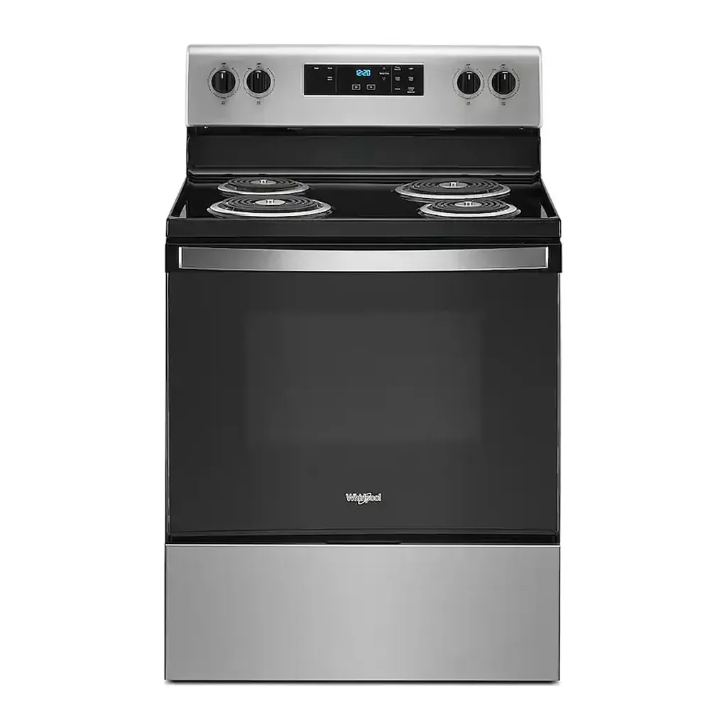 EditionSANI-WFC150M0JS-6401383-01 Whirlpool - 30 in. Wide 4 elements 4.8 cu. ft. Freestanding Electric Range with Keep Warm Setting
