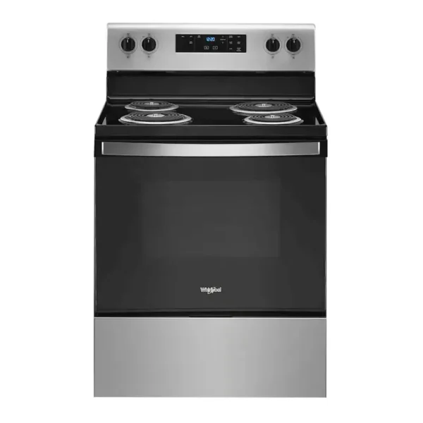 EditionSANI-WFC315S0JS-6401396-01 Whirlpool WFC315S0JS - 30 in. Wide 4 elements 4.8 cu. ft. Freestanding Electric Range with Self-Cleaning and Keep Warm Setting - Stainless Steel