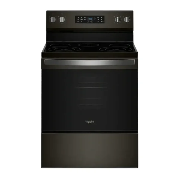 EditionSANI-WFES4530SV-6649197-01 Whirlpool - 30 in. Wide 5 element 5.3 cu. ft. Freestanding Electric Range with Air Cooking Technology and Steam Clean