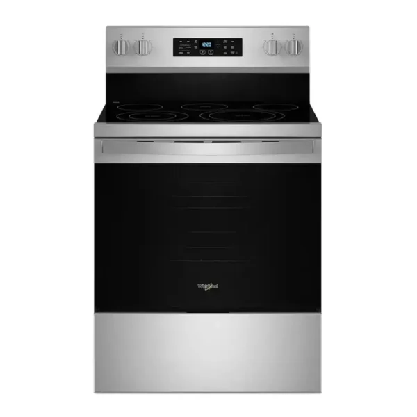EditionSANI-WFES5030RZ-6593093-01 Whirlpool - 30 in. Wide 5 elements 5.3 cu. ft. Freestanding Electric Range with Air Cook Technology, No Preheat Air Fry, Self Clean