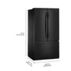 EditionSANI-WRFF3136SB-6618986-03 Whirlpool WRFF3136SB - 36 in. Wide 31 cu. ft. French Door Refrigerator with Ice Maker and Family-Sized Capacity - Black