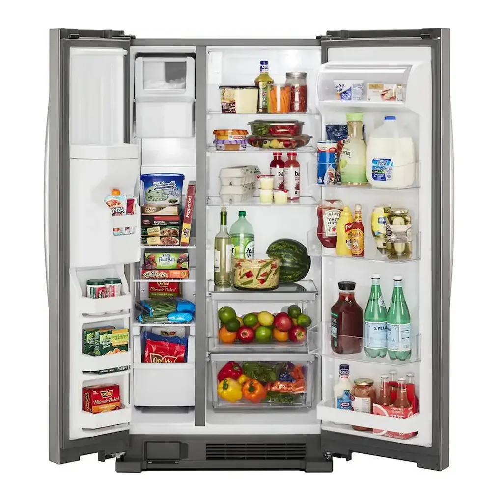 EditionSANI-WRS311SDHM-6354267-06 Whirlpool WRS311SDHM - 33 in. Wide 21.4 cu. ft. Side-by-Side Refrigerator - Monochromatic Stainless Steel