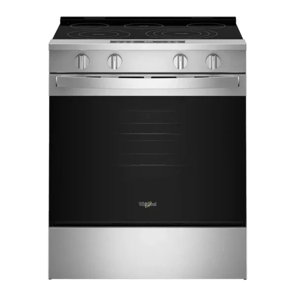 EditionSANI-WSES5030SZ-6640595-01 Whirlpool - 30 in. Wide 5 elements 5.0 cu. ft. Slide-In Electric Convection Range with Air Cooking Technology and Smart Features