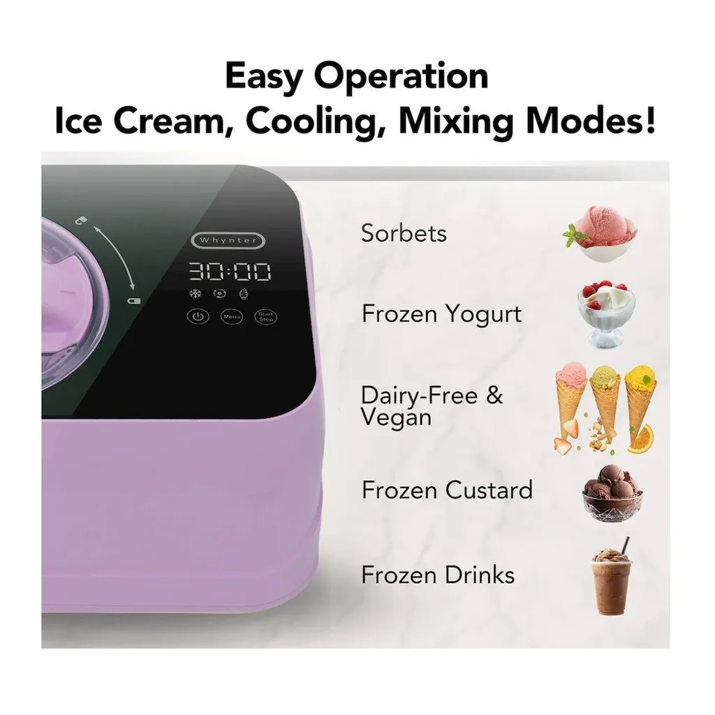 EditionSANI-Whynter-BG4042523-12866251-05 Whynter 0.8-Qt. Compressor Ice Cream Maker – Purple