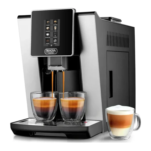 EditionSANI-Zulay-Kitchen-X003Q4DIRP-10154531-01 Zulay Kitchen Automatic Espresso Machine with Grinder – Black/Silver