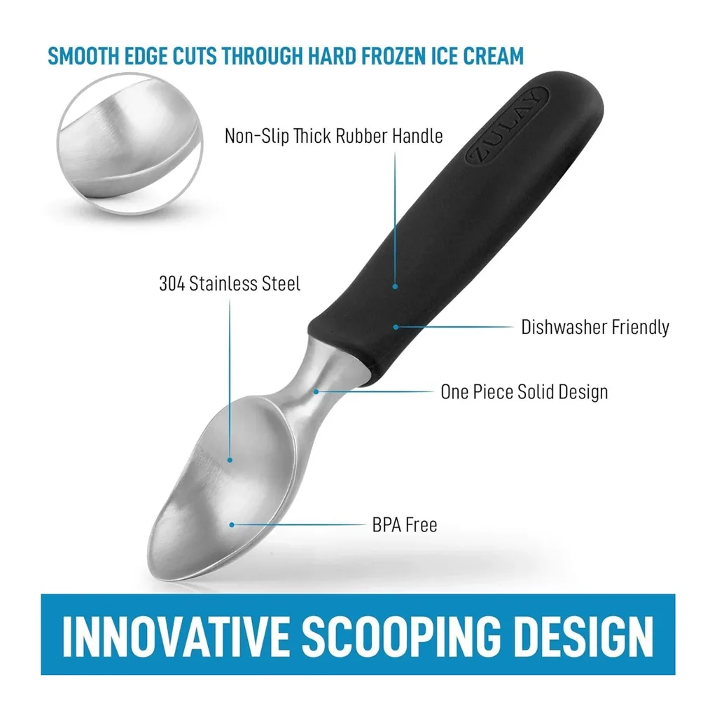 EditionSANI-Zulay-Kitchen-Z-STNLSS-STL-ICE-CRM-SCP-BLCK-10514387-02 Zulay Kitchen Stainless Steel Ice Cream Scoop – Black