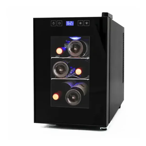 EditionSANI-black-decker-bd60016-10434890-01 Black+Decker BD60016 — 6-Bottle Single-Zone Freestanding Wine Refrigerator — Black