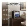 EditionSANI-ca-lefort-bb-clf-bsjc46-26us-10754558-06 Ca'Lefort BB-CLF-BSJC46-26US — 62-Can Freestanding Beverage Refrigerator with Three-Color LED Lighting — Silver