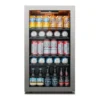 EditionSANI-ca-lefort-bb-clf-bsjc95-26us-10754564-01 Ca'Lefort BB-CLF-BSJC95-26US — 130-Can Freestanding Beverage Refrigerator with Three-Color LED Lighting — Silver