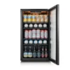 EditionSANI-ca-lefort-bb-clf-bsjc95-26us-10754564-03 Ca'Lefort BB-CLF-BSJC95-26US — 130-Can Freestanding Beverage Refrigerator with Three-Color LED Lighting — Silver