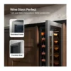 EditionSANI-ca-lefort-bb-clf-ws15r-23us-10754559-04 Ca'Lefort BB-CLF-WS15R-23US — 33-Bottle 15-Inch Single-Zone Wine Refrigerator — Stainless Steel