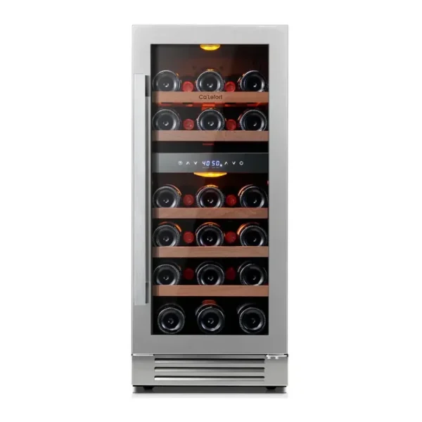 EditionSANI-ca-lefort-clf-wd15-bb-10754594-01 Ca'Lefort CLF-WD15-BB — 28-Bottle 15-Inch Dual-Zone Built-In Wine Refrigerator — Stainless Steel