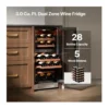 EditionSANI-ca-lefort-clf-wd15-bb-10754594-02 Ca'Lefort CLF-WD15-BB — 28-Bottle 15-Inch Dual-Zone Built-In Wine Refrigerator — Stainless Steel