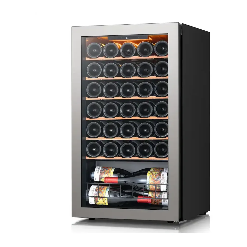 EditionSANI-ca-lefort-clf-wsjc95-25us-10754600-02 Ca'Lefort CLF-WSJC95-25US — 32-Bottle Freestanding Wine Refrigerator with Three-Color LED Lighting — Black