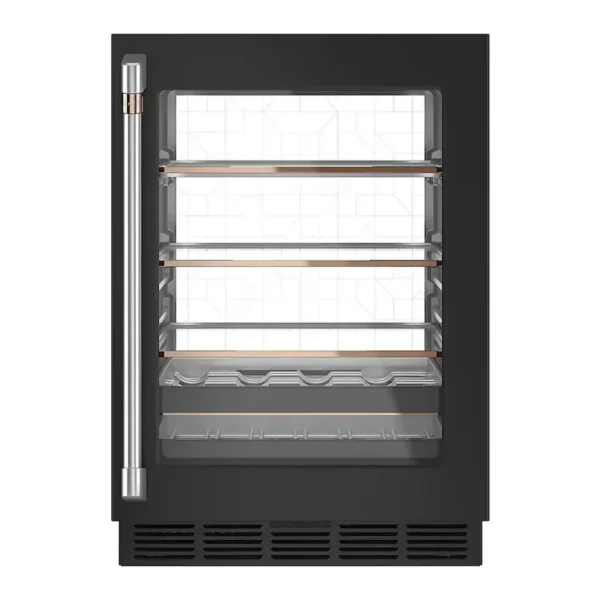 EditionSANI-caf-ccp06bp3pd1-6419658-01 Café CCP06BP3PD1 — Built-In Wi-Fi Beverage Cooler, 14 Bottles and 126 Cans — Matte Black