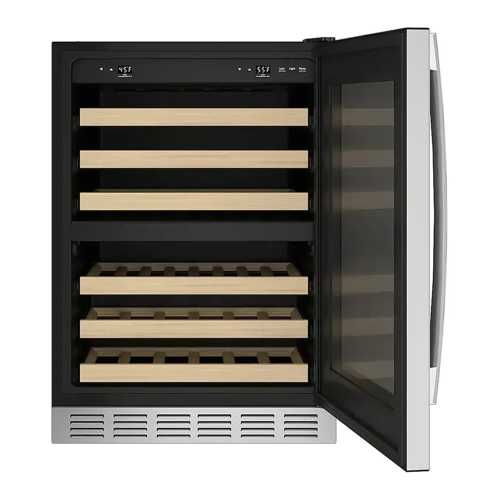 EditionSANI-ge-profile-pws06dspss-6431250-03 GE Profile PWS06DSPSS — 44-Bottle Dual-Zone Wine Cooler — Stainless Steel