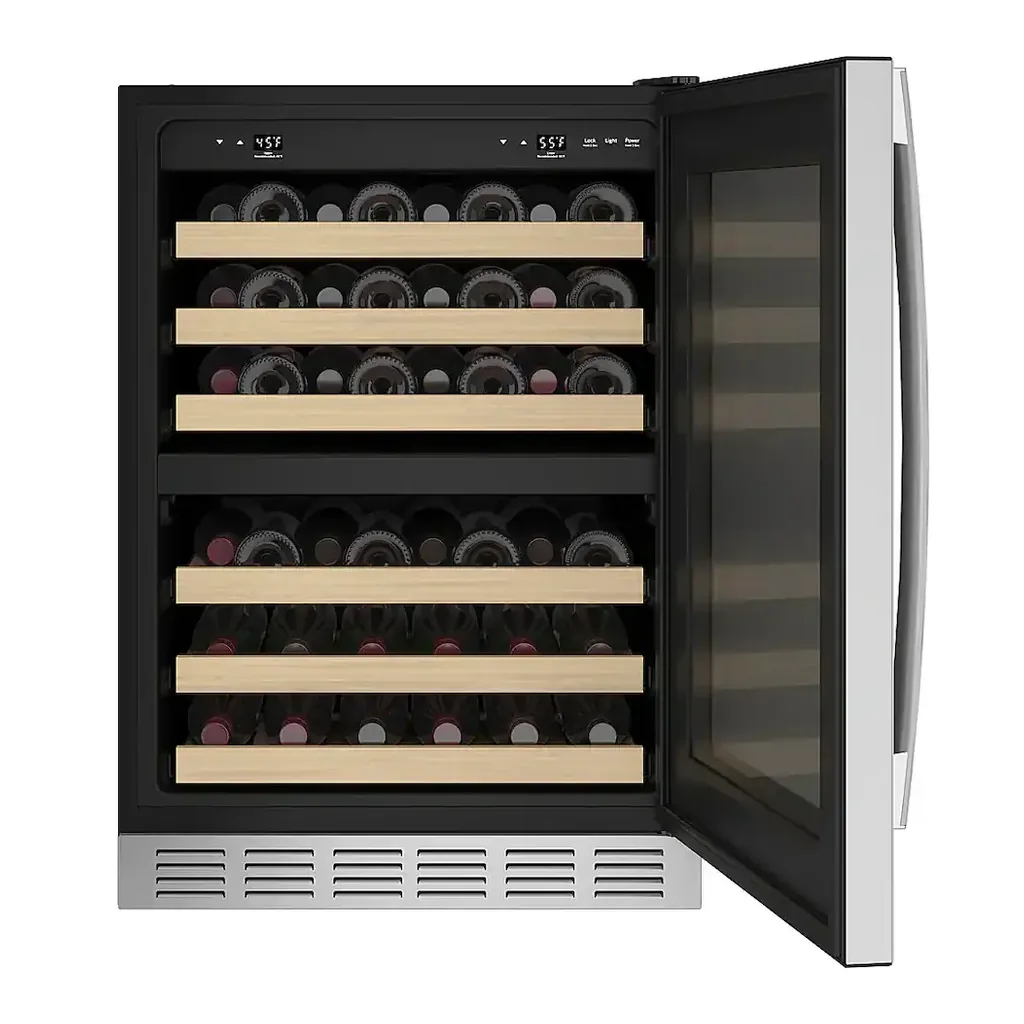 EditionSANI-ge-profile-pws06dspss-6431250-05 GE Profile PWS06DSPSS — 44-Bottle Dual-Zone Wine Cooler — Stainless Steel