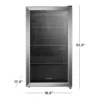 EditionSANI-insignia-ns-bc115ss26l-6634585-04 Insignia NS-BC115SS26L — 115-Can Beverage Cooler with Adjustable Glass Shelves — Stainless Steel Look