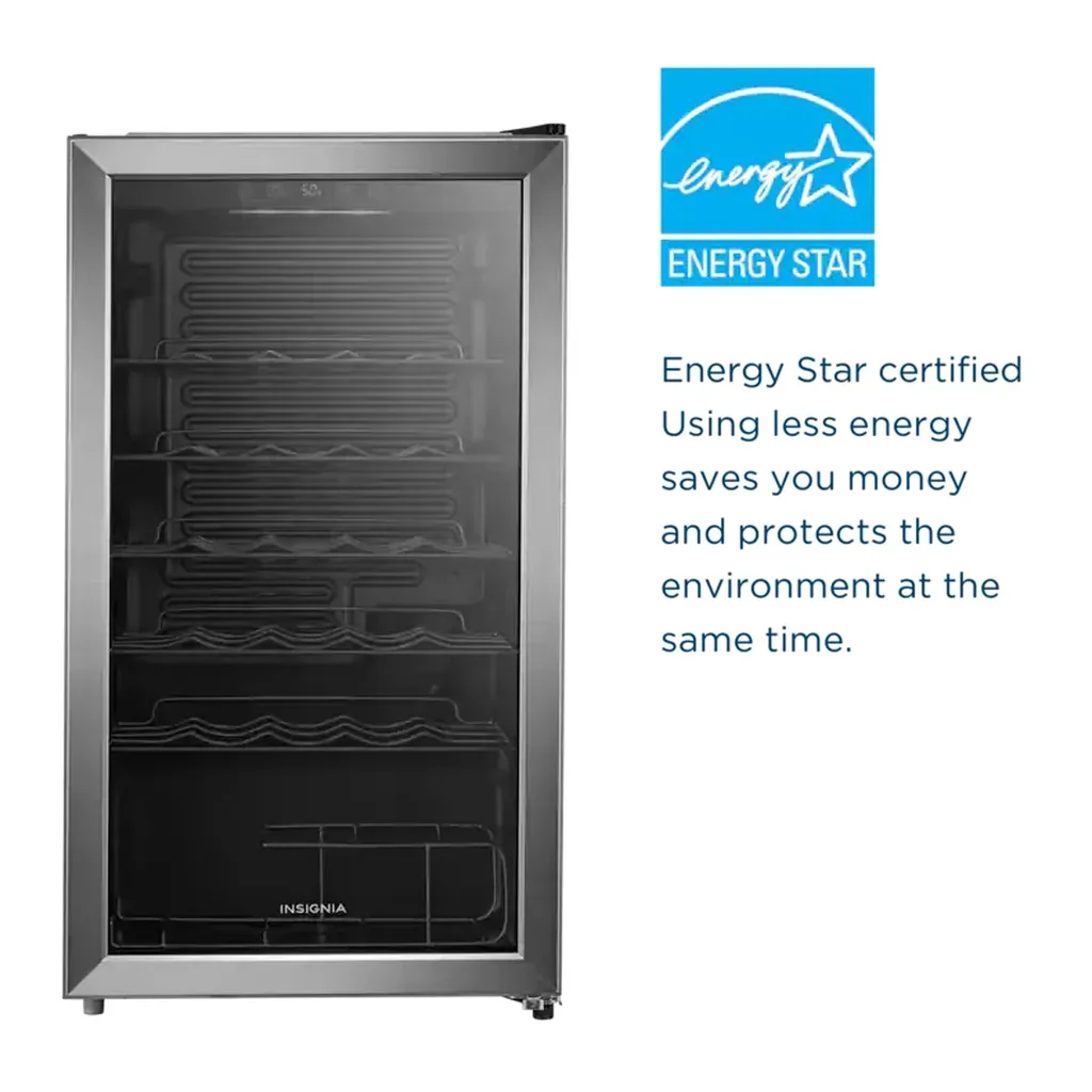EditionSANI-insignia-ns-wc29ss26l-6634584-02 Insignia NS-WC29SS26L — 29-Bottle Freestanding Wine Cooler — Stainless Steel Look