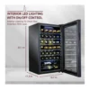 EditionSANI-schmecke-shmfwcc341lb-10887243-04 Schmecke SHMFWCC341LB — 34-Bottle Freestanding Compressor Wine Refrigerator with Lock — Black
