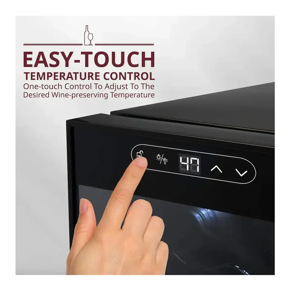 EditionSANI-schmecke-shmfwcc341lb-10887243-06 Schmecke SHMFWCC341LB — 34-Bottle Freestanding Compressor Wine Refrigerator with Lock — Black