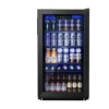 EditionSANI-simzlife-br-110p-10747620-01 SIMZLIFE BR-110P — 130-Can 3.2 Cu. Ft. Beverage Refrigerator — Black