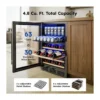 EditionSANI-simzlife-br012-150bl-12818808-04 SIMZLIFE BR012-150BL — Dual-Zone Wine and Beverage Cooler, 30 Bottles and 63 Cans — Black