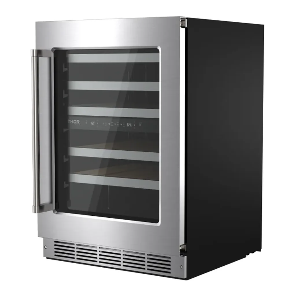 EditionSANI-thor-kitchen-twc24ud-6637702-manufacturer-05 Thor Kitchen TWC24UD — 46-Bottle 24-Inch Dual-Zone Wine Cooler — Stainless Steel