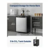 EditionSANI-vevor-bf163-2-12499877-02-verified VEVOR BF163-2 — Dual-Tap Full-Size Kegerator with CO2 Cylinder and Drip Tray — Black/Gray