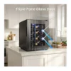 EditionSANI-yeego-mj-yg-cw-33fd-12831905-05 Yeego MJ-YG-CW-33FD — 12-Bottle Freestanding Thermoelectric Wine Refrigerator — Black