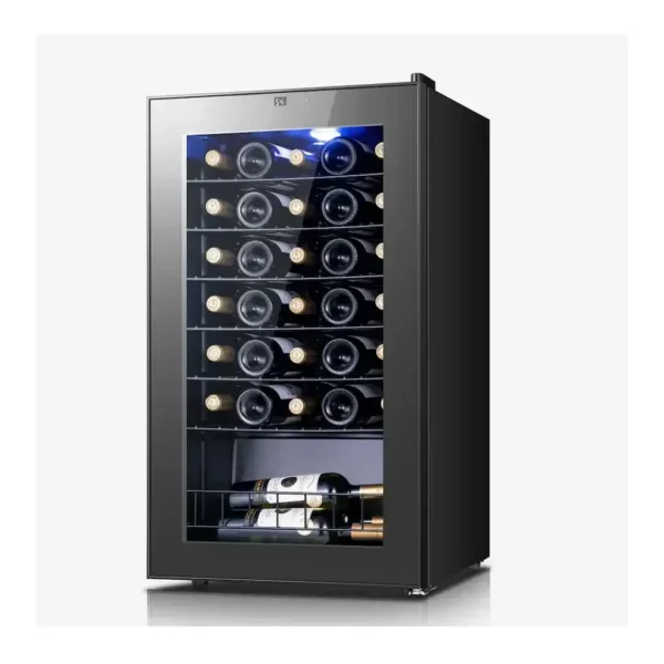 EditionSANI-yeego-mj-yg-wsjc95-25us-12827655-01 Yeego MJ-YG-WSJC95-25US — 34-Bottle Freestanding Wine Refrigerator with Digital Controls — Black