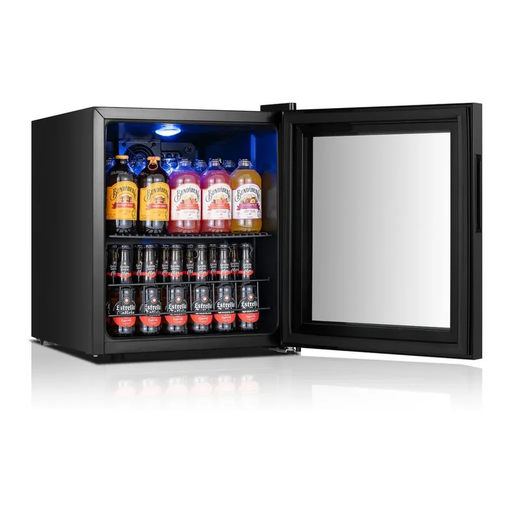 EditionSANI-yeego-qq-yg-bsjc46-25us-12701351-02 Yeego QQ-YG-BSJC46-25US — 65-Can Freestanding Beverage Refrigerator — Black