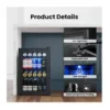 EditionSANI-yeego-qq-yg-bsjc62-25us-12701339-06 Yeego QQ-YG-BSJC62-25US — 85-Can Freestanding Beverage Refrigerator — Black