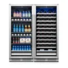 EditionSANI-yeego-yg-bs275-ws275-11121184-02 Yeego YG-BS275+WS275 — Wine and Beverage Refrigerator Bundle, 89 Bottles and 238 Cans — Silver