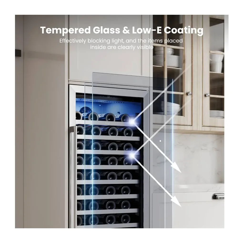 EditionSANI-yeego-yg-bs275-ws275-11121184-06 Yeego YG-BS275+WS275 — Wine and Beverage Refrigerator Bundle, 89 Bottles and 238 Cans — Silver