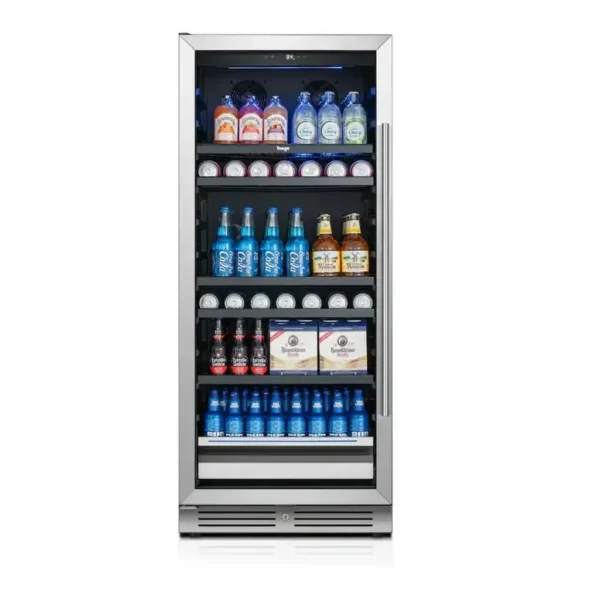 EditionSANI-yeego-yg-bs275l-23us-12039553-01 Yeego YG-BS275L-23US — 238-Can 24-Inch Beverage Refrigerator — Silver
