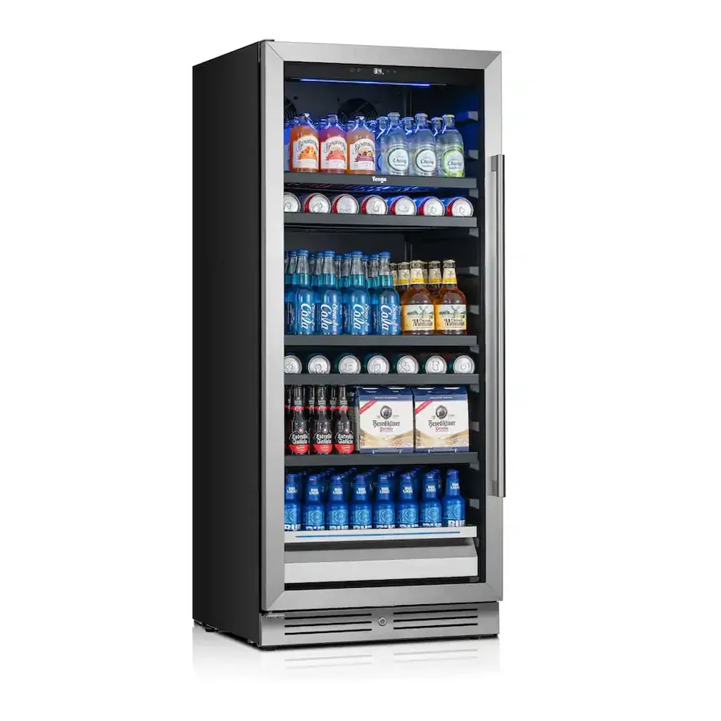 EditionSANI-yeego-yg-bs275l-23us-12039553-02 Yeego YG-BS275L-23US — 238-Can 24-Inch Beverage Refrigerator — Silver