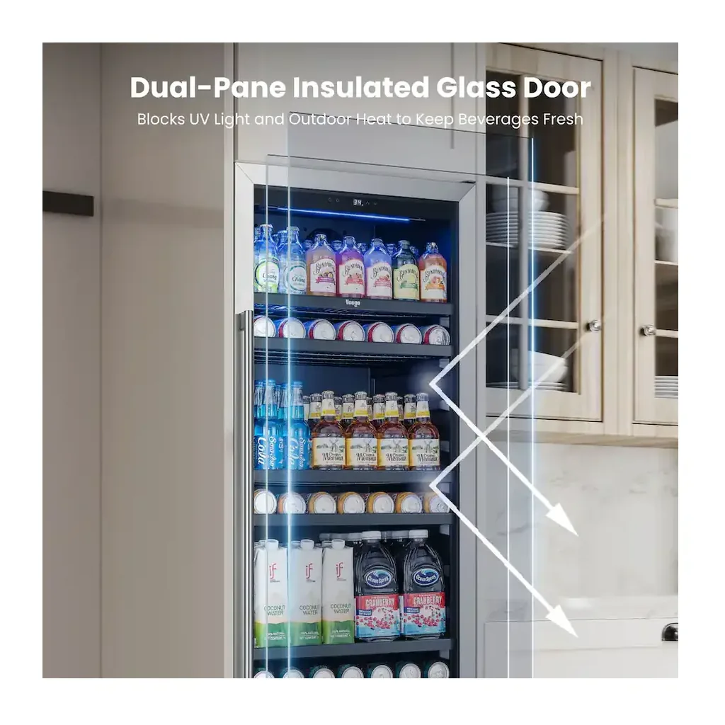 EditionSANI-yeego-yg-bs428-10864064-05 Yeego YG-BS428 — 373-Can 24-Inch Beverage Refrigerator — Silver