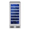 EditionSANI-zephyr-prw15c01cg-6549865-01 Zephyr PRW15C01CG — Presrv 15-Inch 27-Bottle Single-Zone Wine Cooler — Stainless Steel/Glass