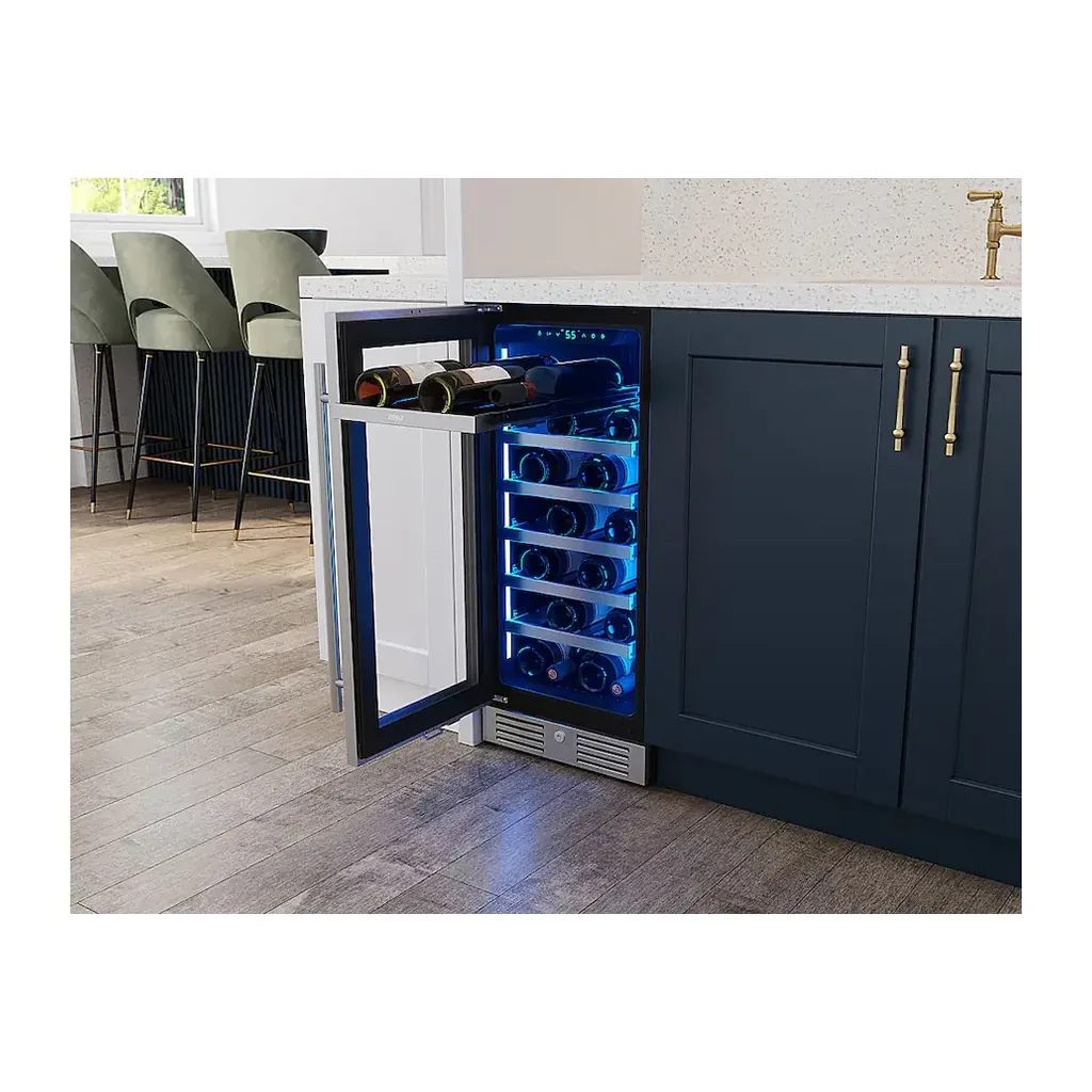 EditionSANI-zephyr-prw15c01cg-6549865-05 Zephyr PRW15C01CG — Presrv 15-Inch 27-Bottle Single-Zone Wine Cooler — Stainless Steel/Glass