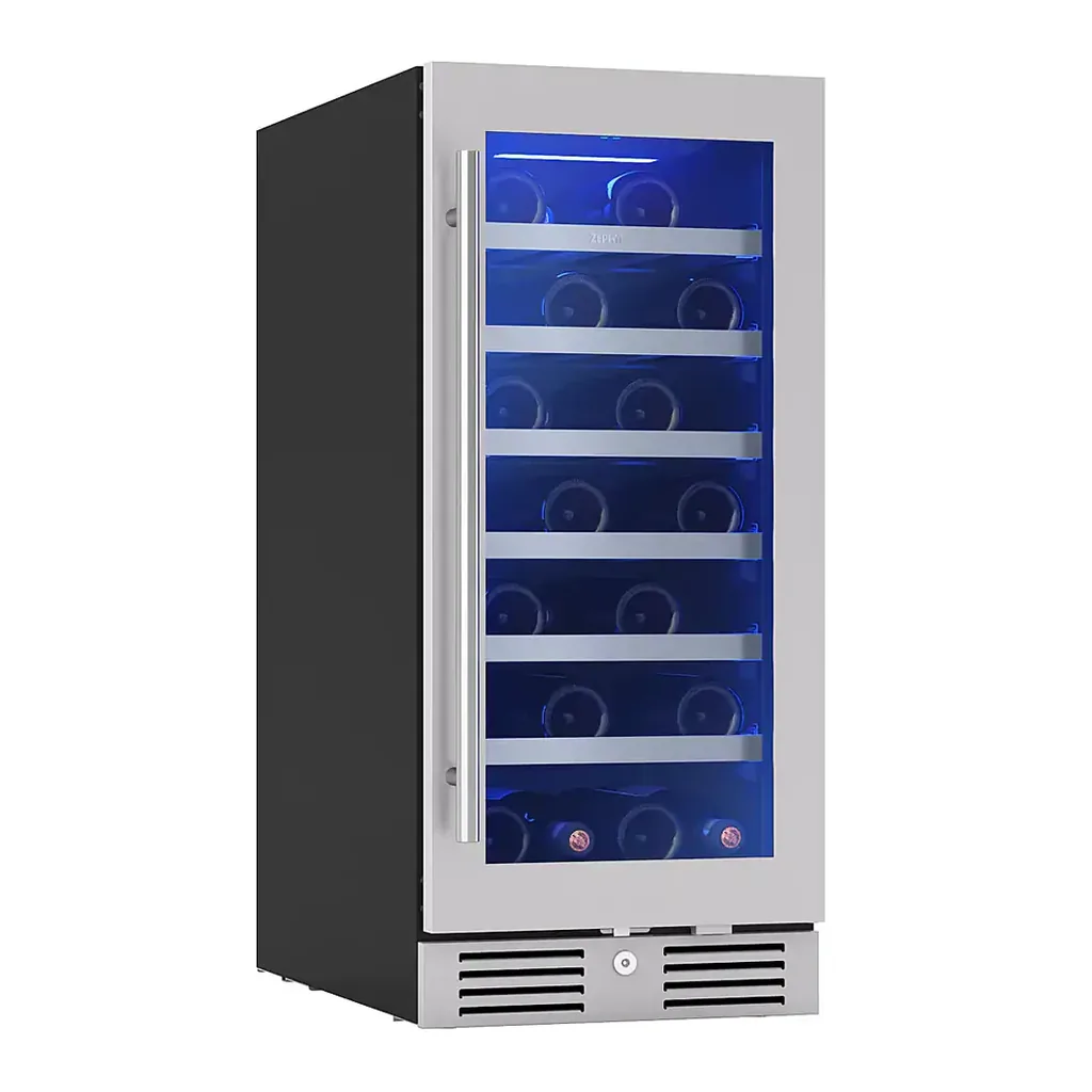EditionSANI-zephyr-prw15c01cg-6549865-06 Zephyr PRW15C01CG — Presrv 15-Inch 27-Bottle Single-Zone Wine Cooler — Stainless Steel/Glass