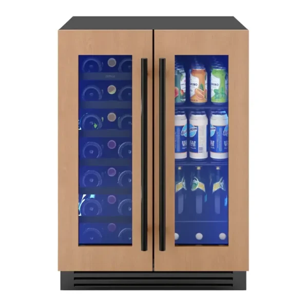 EditionSANI-zephyr-prwb24c32cpg-6689991-01 Zephyr PRWB24C32CPG — Presrv 24-Inch Dual-Zone Panel-Ready Cooler, 21 Bottles and 64 Cans