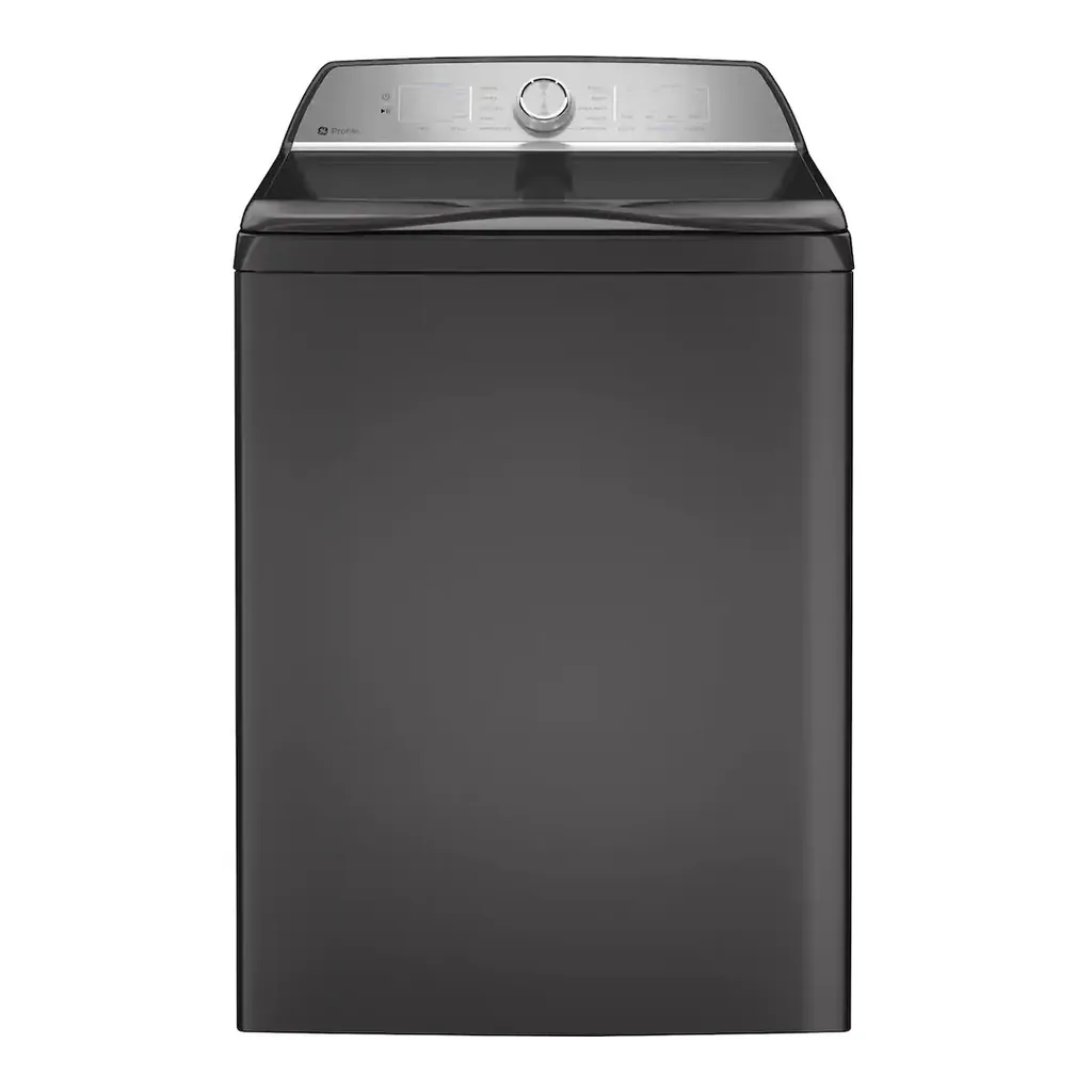 EditionSANI_PTW600BPRDG_01 GE Profile - 5.0 Cu. Ft. High Efficiency Smart Top Load Washer with Smarter Wash Technology, Easier Reach & Microban Technology - Diamond Gray