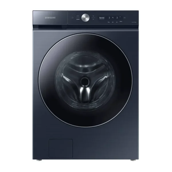 EditionSANI_Samsung_6507624_Washer Samsung - 5.3 Cu. Ft. High-Efficiency Stackable Smart Front Load Washer with Steam and AI OptiWash - Brushed Navy