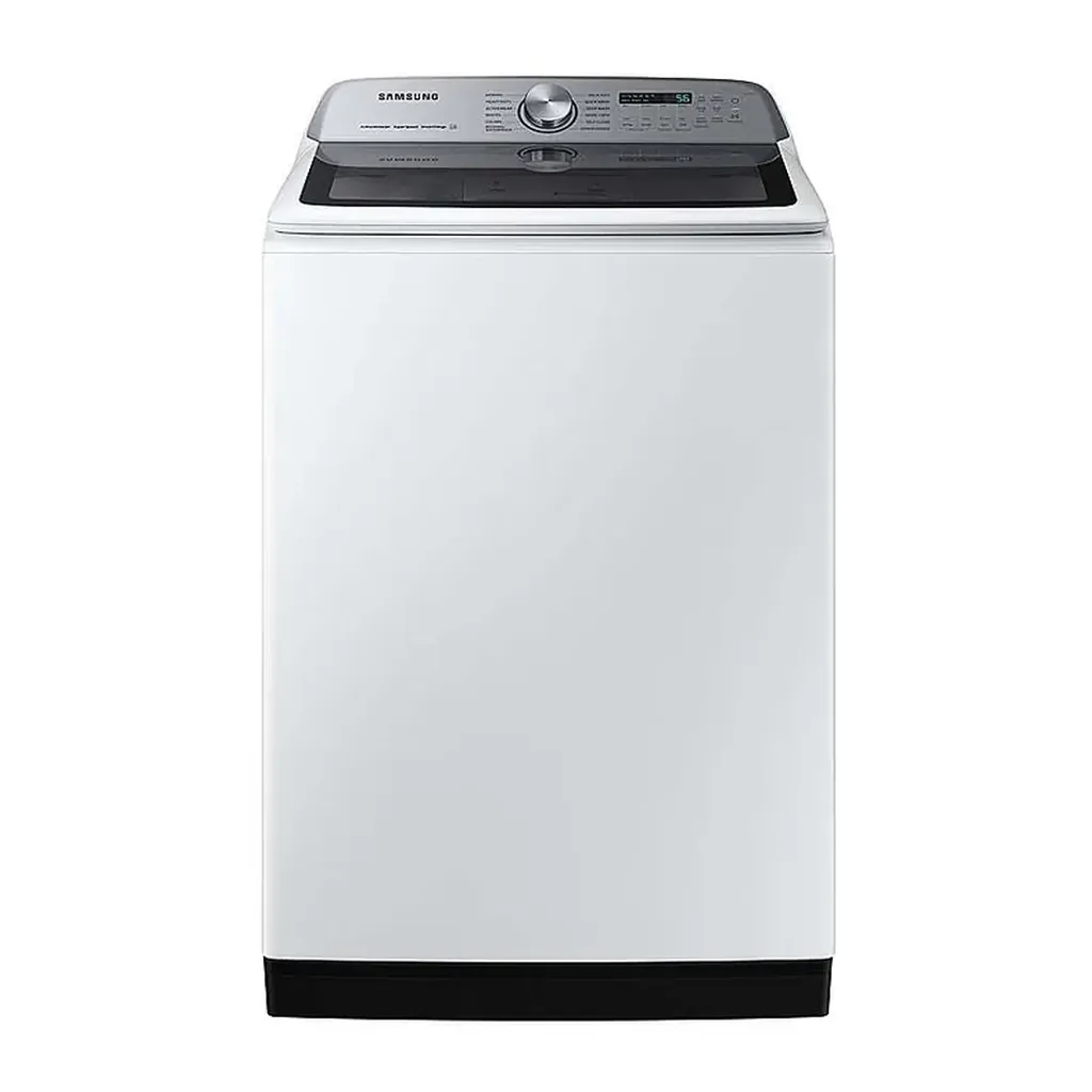 EditionSANI_Samsung_6570081_Washer Samsung - 5.1 Cu. Ft. High-Efficiency Smart Top Load Washer with ActiveWave Agitator - White