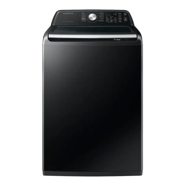 EditionSANI_WA46CG3505AV_01 Samsung - 4.6 Cu. Ft. High-Efficiency Smart Top Load Washer with ActiveWave Agitator - Black