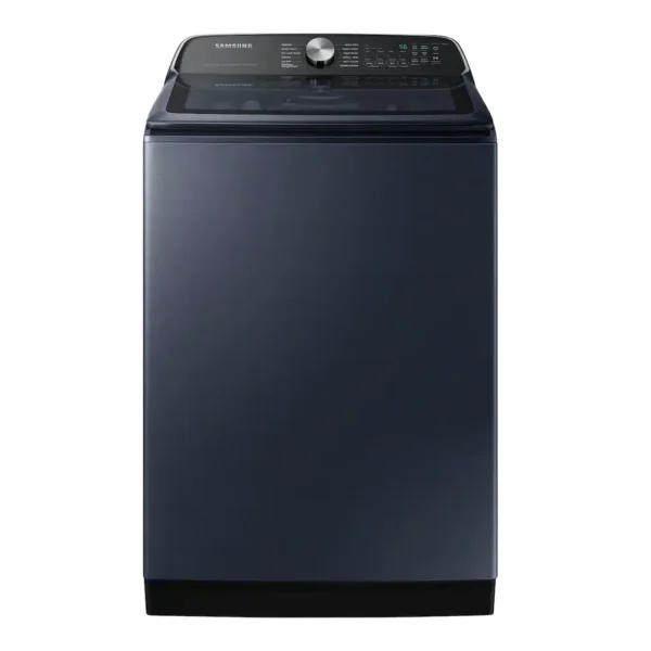 EditionSANI_WA54CG7150ADA4_01 Samsung - 5.4 Cu. Ft. High-Efficiency Smart Top Load Washer with Pet Care Solution - Brushed Navy
