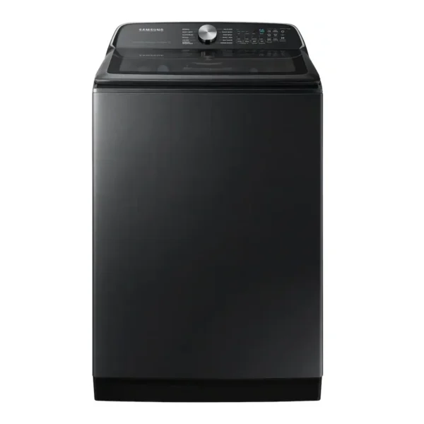 EditionSANI_WA55CG7100AVUS_01 Samsung - 5.5 Cu. Ft. High-Efficiency Smart Top Load Washer with Super Speed Wash - Brushed Black