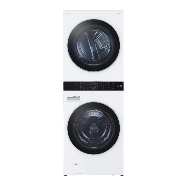 EditionSANI_WKGX201HWA_Washer LG - 4.5 Cu. Ft. HE Smart Front Load Washer and 7.4 Cu. Ft. Gas Dryer WashTower with Steam and Built-In Intelligence - White