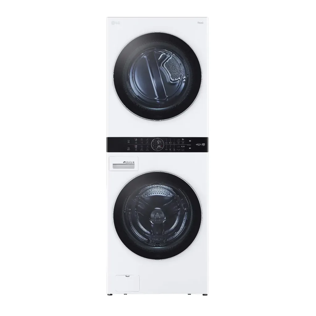 EditionSANI_WKGX201HWA_Washer LG - 4.5 Cu. Ft. HE Smart Front Load Washer and 7.4 Cu. Ft. Gas Dryer WashTower with Steam and Built-In Intelligence - White